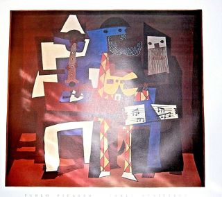 Moving Art Picasso Three Musicians 22x28 Wonderful Gifts