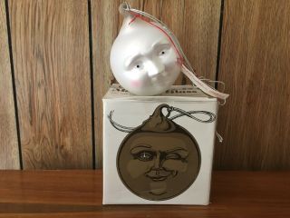 Department 56 Frosted Mercury Glass Man - In - The - Moon Ornament