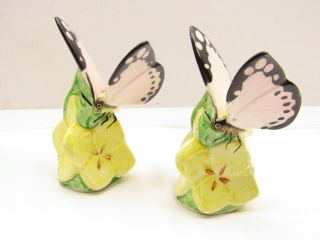 Vintage Butterfly Salt And Pepper Shakers