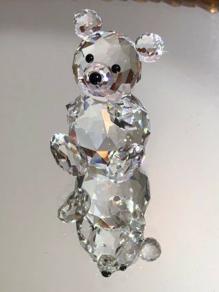 Swarovski Silver Crystal Large Teddy Bear Pre Owned