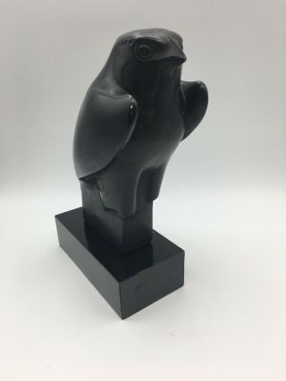 1977 Austin Production Egyptian King Tut God Horus Falcon Bird Sculpture Figure