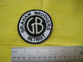 Vintage Graham Brothers Antique Automobile Service Uniform Patch