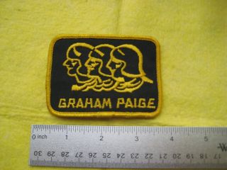 Vintage Graham Paige Antique Automobile Service Uniform Patch