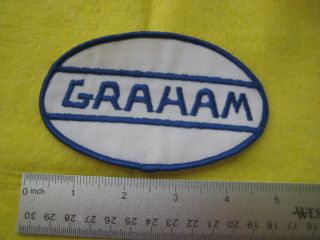 Vintage Graham Script Antique Automobile Service Uniform Patch