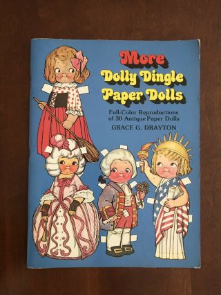 Dolly Dingle Paper Dolls - Uncut Book Grace Drayton 1979 -