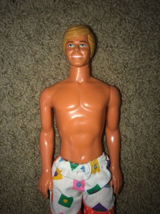 Vintage 1983 Mattel Barbie Blonde Ken Doll 12”