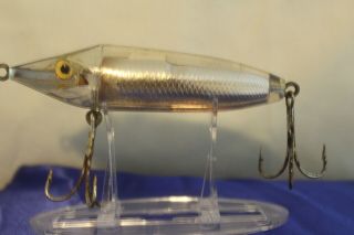 Vintage Old Plastic Fishing Lure Miracle Minnow Clear