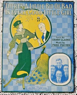 Vintage Sheet Music - 1916 There 