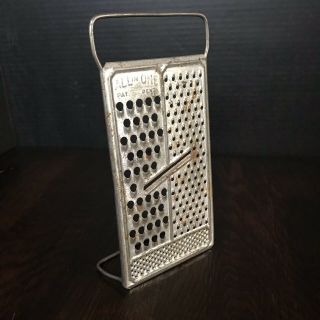 Antique Cheese Grater Vegetable Soap Rapid All In One Vtg Wall Decor Cabin