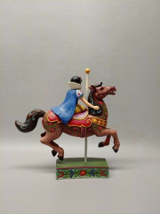 Enesco Jim Shore Disney Snow White carousel horse Princess of Innocence NO BOX 2