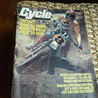 Cycle Oct 1976 - Yamaha It400c.  Dirt Bike Gear Superbowl Of Mx Usmgp Honda Cr125