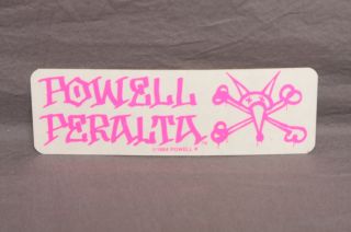 Nos 1984 Powell Peralta Vato Rat Sticker Not A Reissue Tony Hawk Mike Mcgill 80s