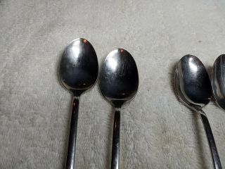 Set 6 Vintage Williams Tea Spoons Long Handled 5
