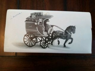 Dept 56 Dickens Village " The Fezziwig Delivery Wagon " 58400 Horse
