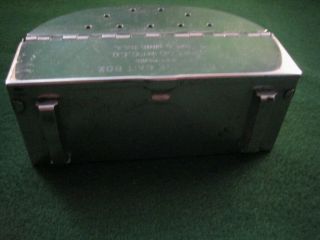 Vintage Old Beltline Fly Fishing Bait Box With Belt Clips Cricket Box/Bait Fredd 4