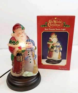 Old World Christmas - Best Friends Santa Light Up (2005)