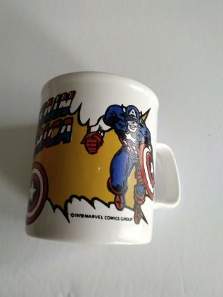 [ Marvel Comics ] Captain America,  Ceramic Coffee Cup / Mug,  Vintage