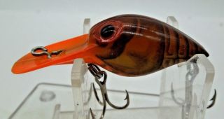 Vintage Pre Rapala Storm Wee Wiggle Wart Fishing Lure Red Orange Crawdad Preowne