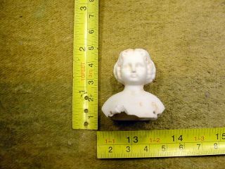 Excavated Vintage Victorian Small Shoulder Plate Doll Head Age1860 Kister 10569