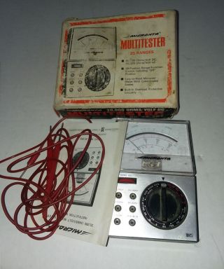 Vintage Micronta 20,  000 Ohms/volt Dc Multitester