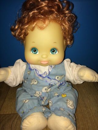 Vintage My Child Doll,  Red Hair,  Blue Eyes,  Plastic Head,  And