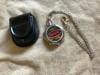 Franklin Csa " Peterbilt " Pocket Watch W/chain & Case