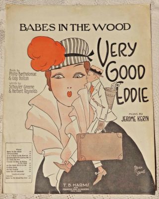 Vintage Sheet Music - 1915 Babes In The Wood - Jerome Kern - Greene & Reynolds
