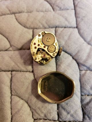 Vintage Vulcain Ladies Swiss 17 Jewel Watch Parts