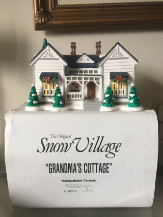 Dept 56 Snow Village Grandma’s Cottage 5420 - 8 Perfect