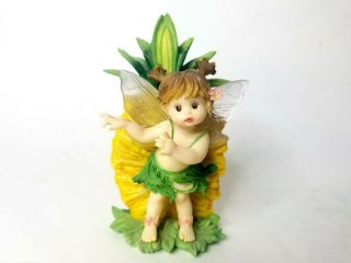 Enesco Fairy Figure My Little Kitchen Fairies Pineapple Princess Fairie 4017381