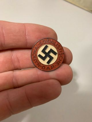 German Badge Pin RZM M1/42 Button Hole 3