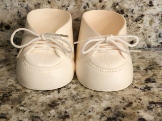 Cabbage Patch Kids Baby Doll Clothes Classic Cpk Shoes White Coleco Vintage Ok