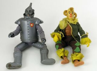 Vintage 1974 Mattel Wizard Of Oz Dolls Tin Man & Scarecrow