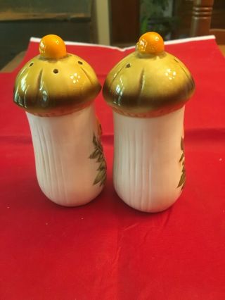 Vintage Sears Merry Mushroom Salt & Pepper Shakers 4