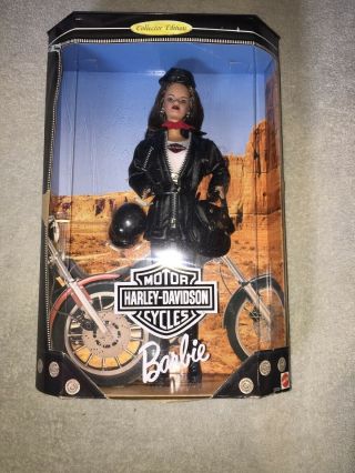 Vintage 1998 Barbie / Harley Davidson Collector Edition Boxed Doll 22256