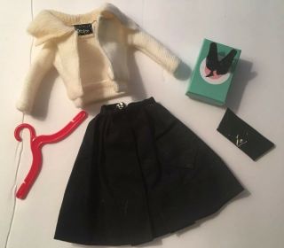 Vintage 1960’s Barbie Doll Outfit,  Tags Shoes And Purse
