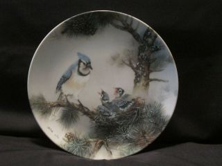 W S George Decorative Bird Art Plate - Morning Chorus - 1990 - Lena Liu