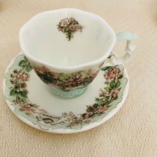 Royal Doulton Brambly Hedge All Four Seasons Miniature Tea Cup & Saucer Set 2