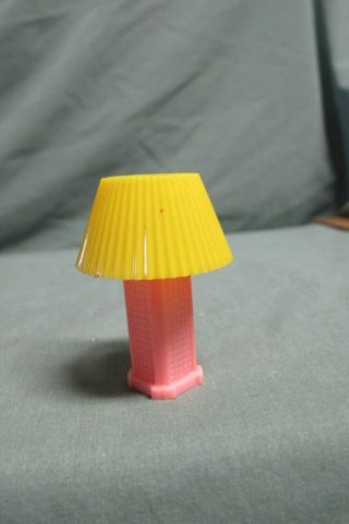 Vintage Renwal Dollhouse Furniture Table Lamp Made In Usa