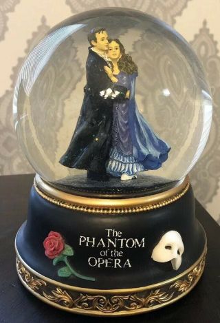 Phantom Of The Opera Snow Globe The Sf Music Box Co Christine Raoul Broadway