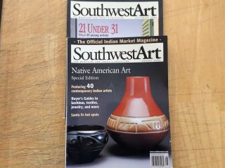 Southwest Art Magazines - Set Of 2 - August,  September,  2000