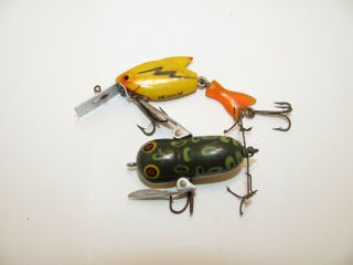 2 Heddon Lures Firetail Sonic And Crazy Crawler Lure