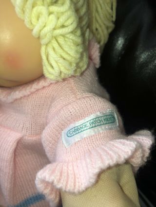 Vintage Cabbage Patch Doll - Yellow/Blonde Hair Blue Eyes 1985 5