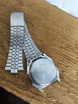 Vintage Seiko A914 - 5a09 Ao LCD Chronograph Men ' s Digital Quartz Watch Repair 2