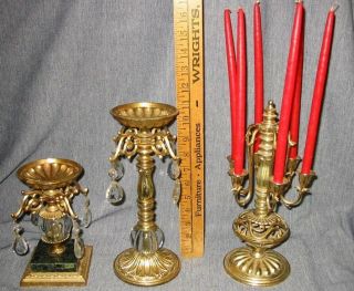 CANDELABRAS WEDDING DILLY GOTHIC CANDLESTICK HOLDERS 2