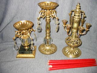 CANDELABRAS WEDDING DILLY GOTHIC CANDLESTICK HOLDERS 3