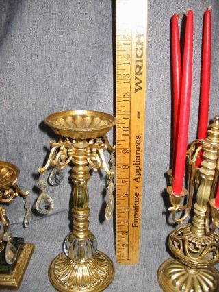 CANDELABRAS WEDDING DILLY GOTHIC CANDLESTICK HOLDERS 4