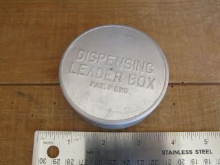 Vintage Fly Fishing Dispensing Leader Box Three Spools In One Container