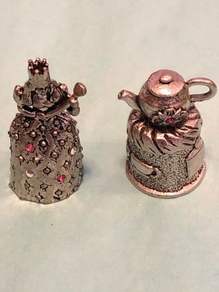 Thimbles Comstock Pewter Teapot And Glenda Of Wizard Of Oz
