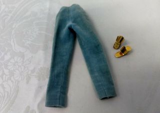Vintage Barbie Outift 940 Mood For Music Pants And Wedge Shoes